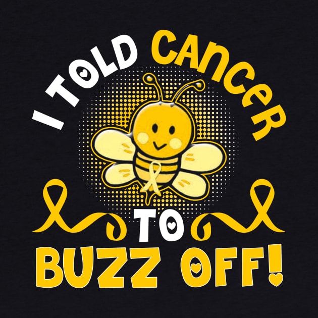 funny bone cancer bee warrior by TeesCircle